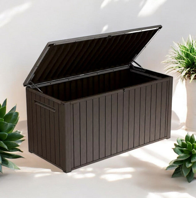 170 Gal. Resin Deck Box Large Indoor/Outdoor Storage