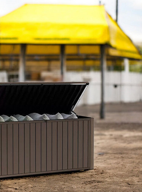 170 Gal. Resin Deck Box Large Indoor/Outdoor Storage