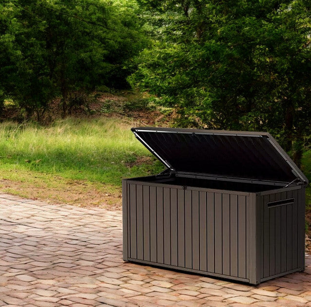 170 Gal. Resin Deck Box Large Indoor/Outdoor Storage