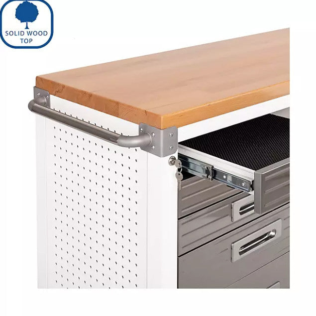 Seville Classics® UltraHD® 11-Drawer Rolling Workbench, 77