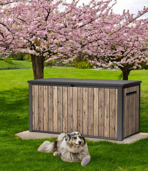 170 Gal. Resin Deck Box Large Indoor/Outdoor Storage