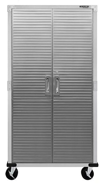 Seville Classics UltraHD Steel Tall Storage Cabinet, 36" W x 18" D x 72" H