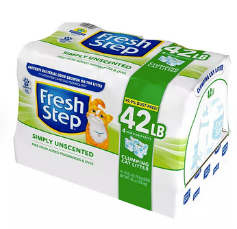 Fresh Step Simply Unscented Clumping Cat Litter (42 lbs.)