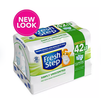 Fresh Step Simply Unscented Clumping Cat Litter (42 lbs.)