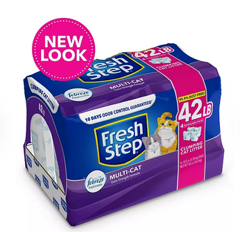 Fresh Step Extra Strength Multi-Cat Scented Clumping Litter with Febreze (42 lbs.)