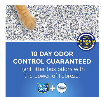 Fresh Step Extra Strength Multi-Cat Scented Clumping Litter with Febreze (42 lbs.)