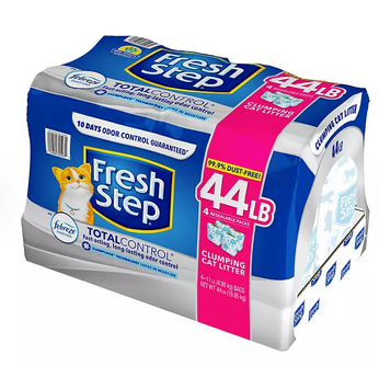 Fresh Step Total Control Scented Clumping Litter with Febreze (44 lbs.)