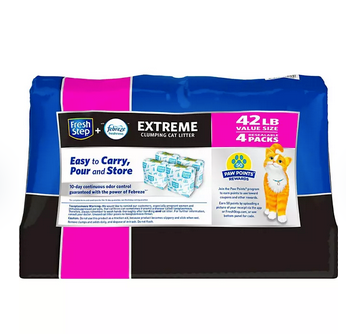 Fresh Step Extreme Clumping Cat Litter with Febreze, Mountain Spring Scent (42 lbs.)