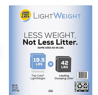 Purina Tidy Cats Multi-Cat Light Weight Clumping Cat Litter (19.5 lbs.)