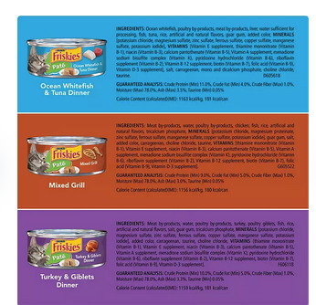 Purina Friskies Pate Wet Cat Food, Variety Pack (5.5 oz., 60 ct.)